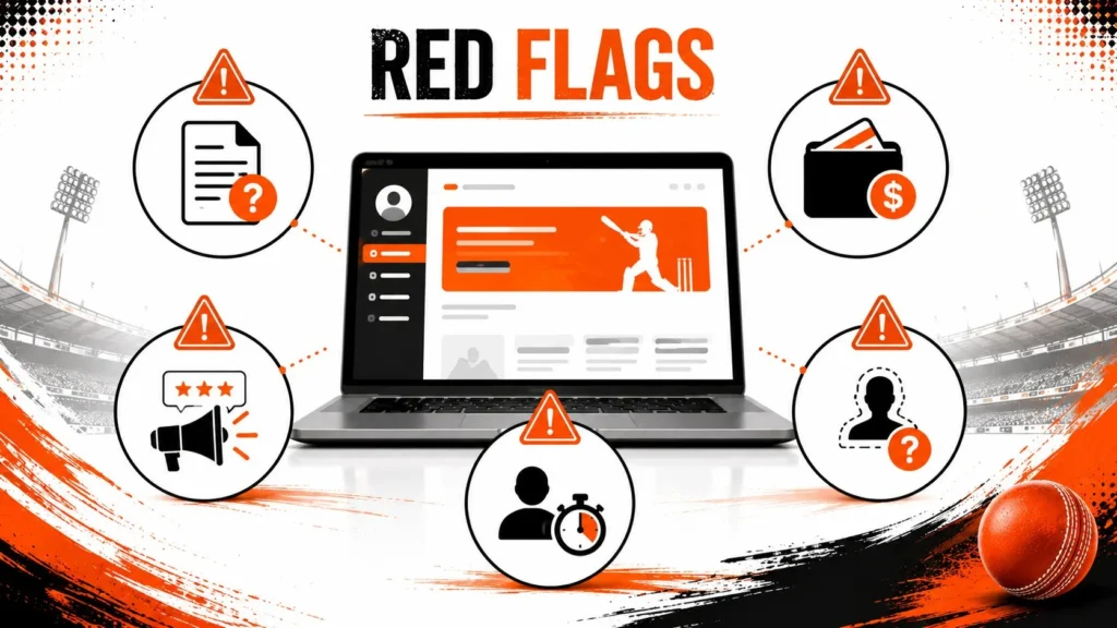 Red flags to watch for when evaluating a cricket ID provider